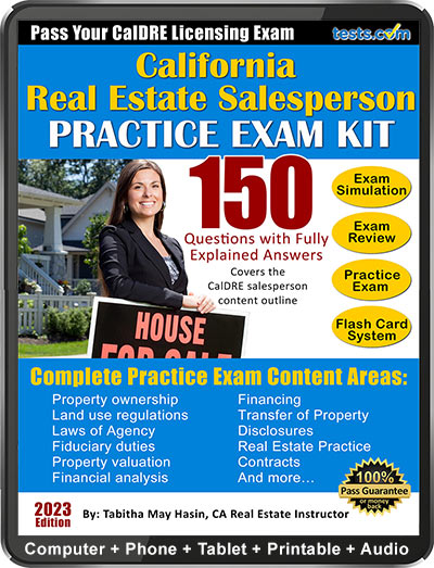 California Real Estate Agent License Exam - CalDRE