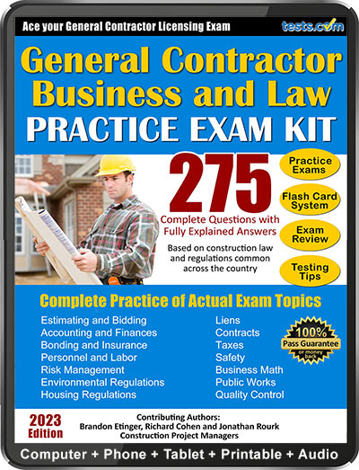 General Contractor Practice Test
