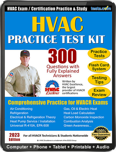 HVACR Practice Test Kit